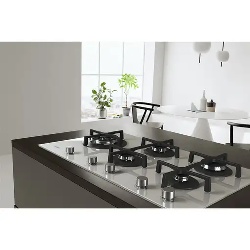 Whirlpool GOA 9523/WH Blanco Integrado 90 cm Encimera de gas 5 zona(s)