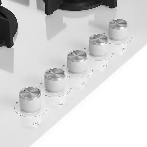 Beko HILW75222SW Blanco Integrado 75 cm Encimera de gas 5 zona(s)