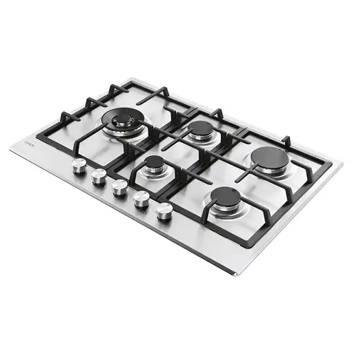 Candy CHG7WL4WTX Acero inoxidable Integrado 74.5 cm Encimera de gas 5 zona(s)