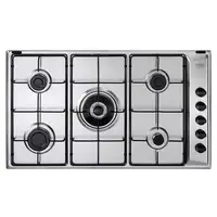 De’Longhi YAL 59 DD hobs Acero inoxidable Integrado 86 cm Encimera de gas 5 zona(s