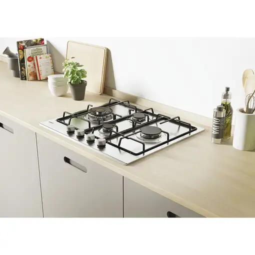 Candy Idea CHW6D4WX Acero inoxidable Integrado 60 cm Encimera de gas 4 zona(s)