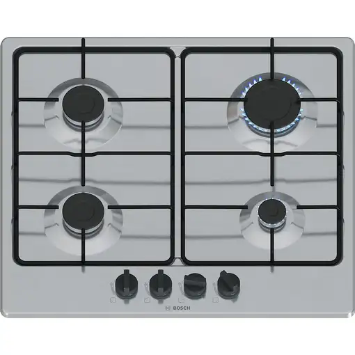 Bosch Serie 4 PGP6B5K85 hobs Acero inoxidable Integrado 60 cm Encimera de gas 4 zo