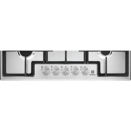Electrolux EGS75362X Acero inoxidable Integrado 75 cm Encimera de gas 5 zona(s)