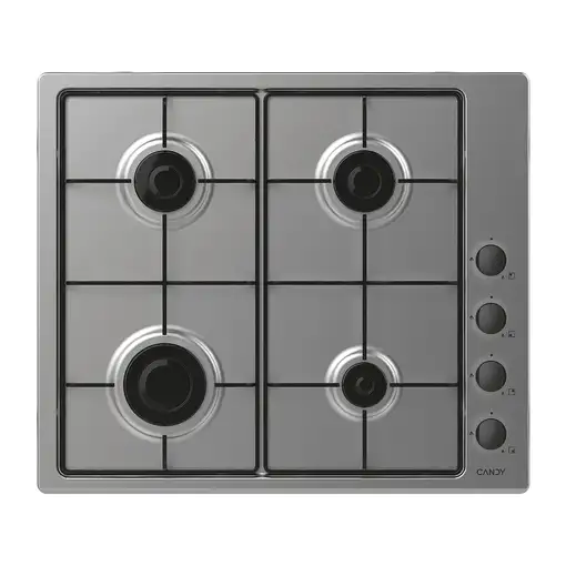 Candy Idea CHW6LBX Acero inoxidable Integrado 56 cm Encimera de gas 4 zona(s)