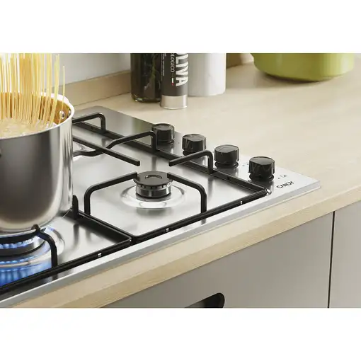 Candy Idea CHW6LBX Acero inoxidable Integrado 56 cm Encimera de gas 4 zona(s)