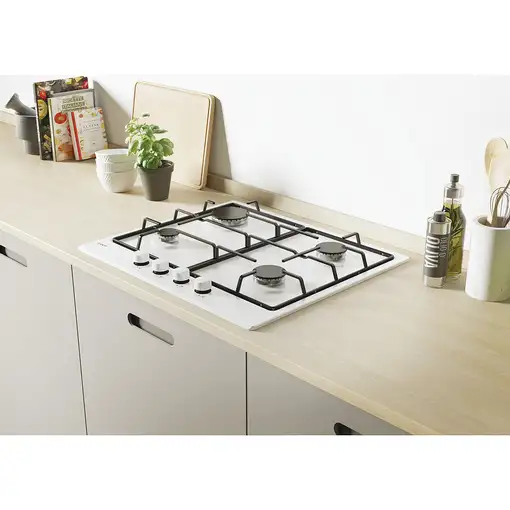 Candy Idea CHW6BRWW Blanco Integrado 60 cm Encimera de gas 4 zona(s)