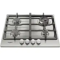 Whirlpool TGML 661 IX Acero inoxidable Integrado 58 cm Encimera de gas 4 zona(s)