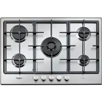 Whirlpool GMR 7522/IXL Acero inoxidable Integrado 73 cm Encimera de gas 5 zona(s)
