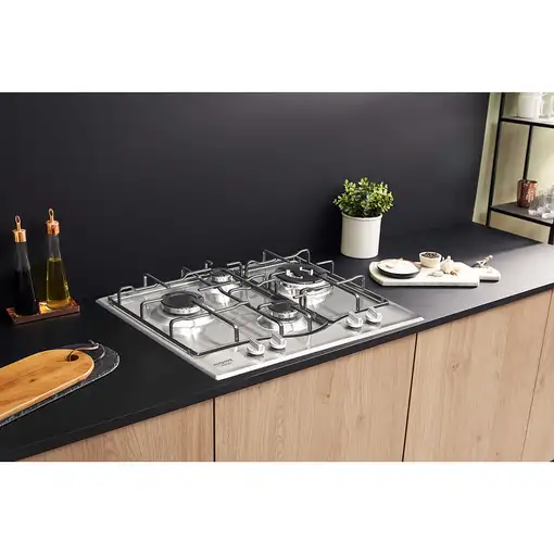 Hotpoint PCN 642 T/IX/HAR Acero inoxidable Integrado 60 cm Encimera de gas 4 zona(