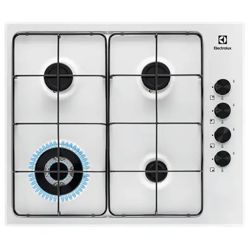 Electrolux EGS6414W hobs Blanco Integrado 60 cm Encimera de gas 4 zona(s)
