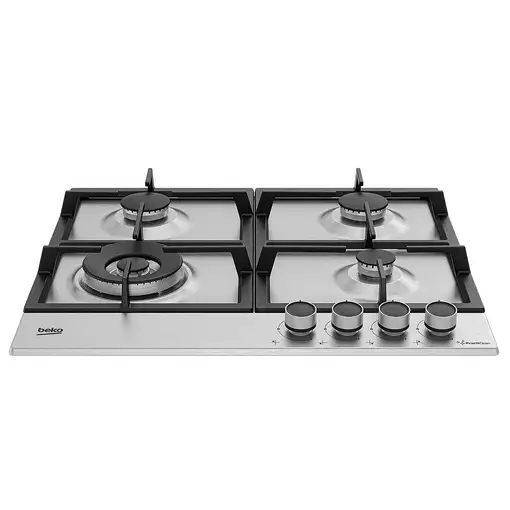 Beko HIAW64225SXE Acero inoxidable Integrado 60 cm Encimera de gas 4 zona(s)