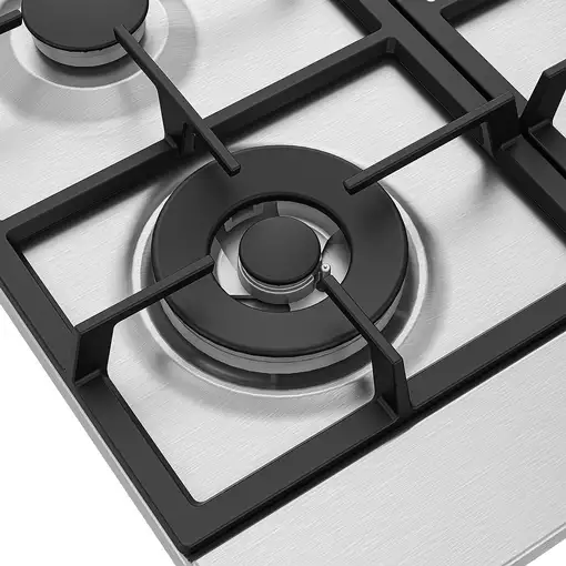 Beko HIAW64225SXE Acero inoxidable Integrado 60 cm Encimera de gas 4 zona(s)