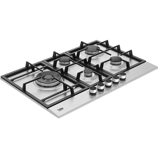 Beko HIAL75225SXE Acero inoxidable Integrado 75 cm Encimera de gas 5 zona(s)
