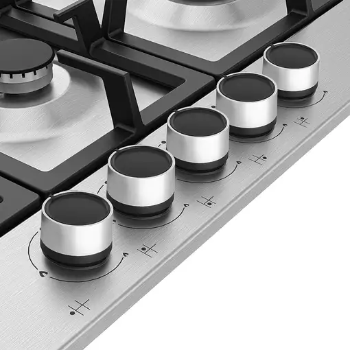 Beko HIAL75225SXE Acero inoxidable Integrado 75 cm Encimera de gas 5 zona(s)