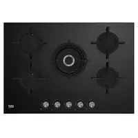 Beko HILW75222S Negro Integrado 75 cm Encimera de gas 5 zona(s)