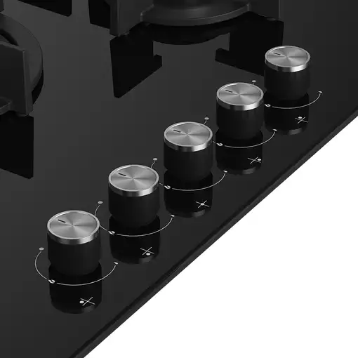 Beko HILW75222S Negro Integrado 75 cm Encimera de gas 5 zona(s)