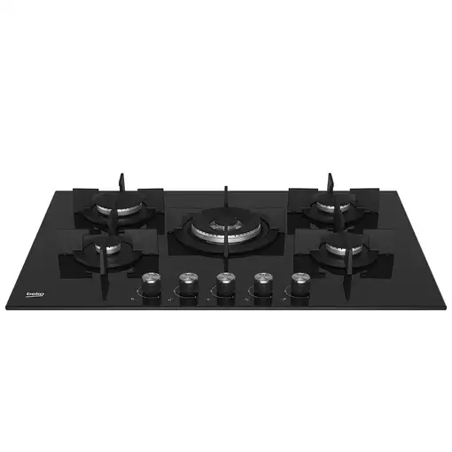 Beko HILW75222S Negro Integrado 75 cm Encimera de gas 5 zona(s)