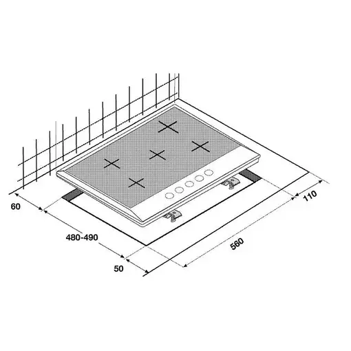Beko HILW75222S Negro Integrado 75 cm Encimera de gas 5 zona(s)