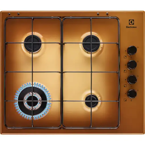 Electrolux EGS6414T Latón Integrado 60 cm Encimera de gas 4 zona(s)