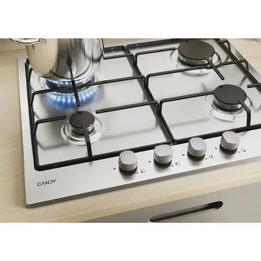 Candy Idea CHW6BR4WX Acero inoxidable Integrado 60 cm Encimera de gas 4 zona(s)