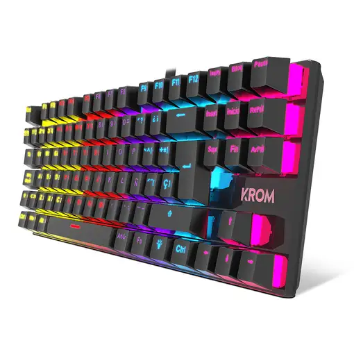 Krom Kasic TKL teclado Juego USB Negro