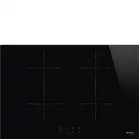 Smeg SIB2741D hobs Negro Integrado 75 cm Con placa de inducción 4 zona(s)