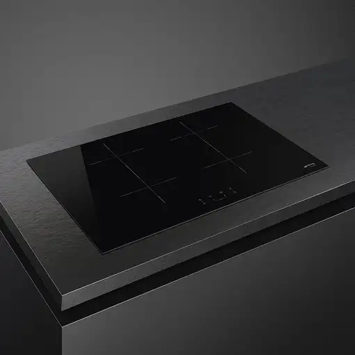 Smeg SIB2741D hobs Negro Integrado 75 cm Con placa de inducción 4 zona(s)