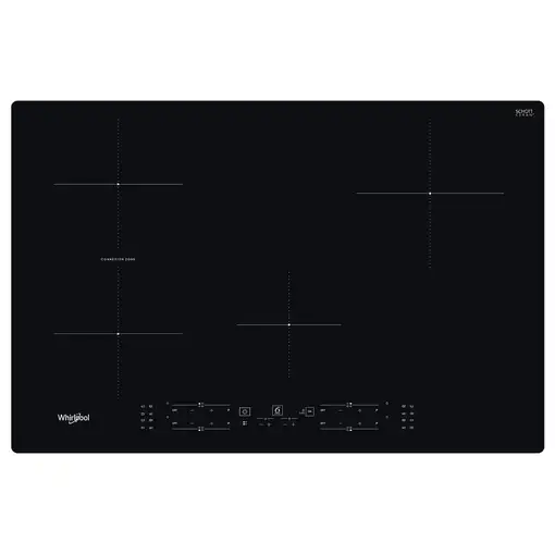 Whirlpool WB B4877 NE Negro Integrado 77 cm Con placa de inducción 4 zona(s)