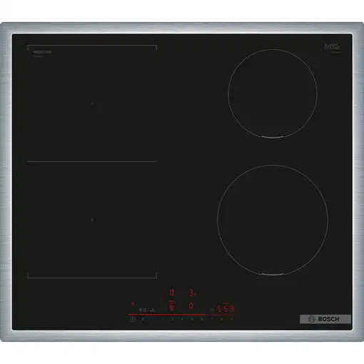 Bosch Serie 6 PVS645HB1E hobs Negro Integrado 60 cm Con placa de inducción 4 zona(