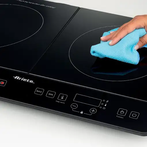 Ariete 1998/00 Negro Encimera 58 cm Con placa de inducción 2 zona(s)