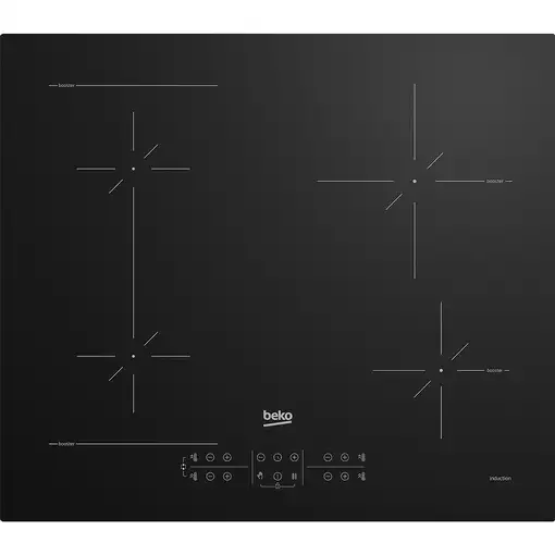 Beko HII64200SFMT Negro Integrado 59 cm Con placa de inducción 4 zona(s)