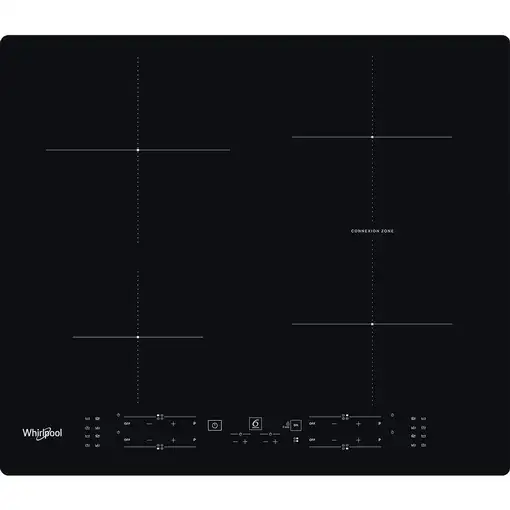 Whirlpool WB B8360 NE Negro Integrado 59 cm Con placa de inducción 4 zona(s)