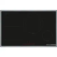 Bosch Serie 6 PVS845HB1E hobs Negro Integrado 80 cm Con placa de inducción 4 zona(