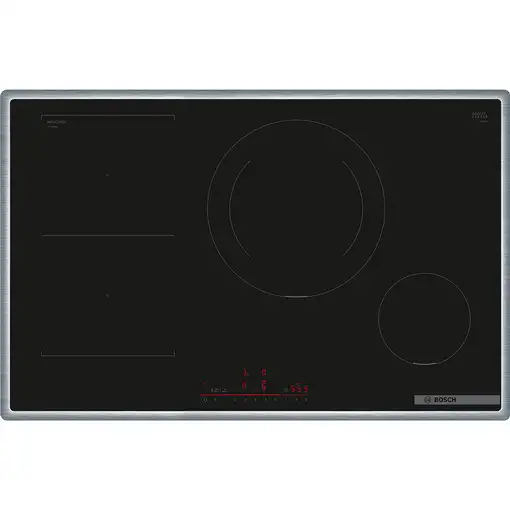 Bosch Serie 6 PVS845HB1E hobs Negro Integrado 80 cm Con placa de inducción 4 zona(