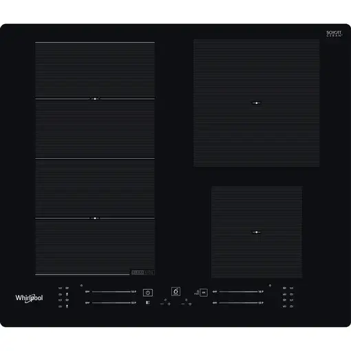 Whirlpool WF S0160 NE Negro Integrado 60 cm Con placa de inducción 4 zona(s)