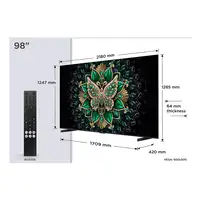 Televisor QD-Mini LED 98'' 4K Ultra HD Metálico Smart 98C6K TCL Televisor QD-Mini LED 98'' 4K Ultra HD Metálico Smart 98C6K TCL