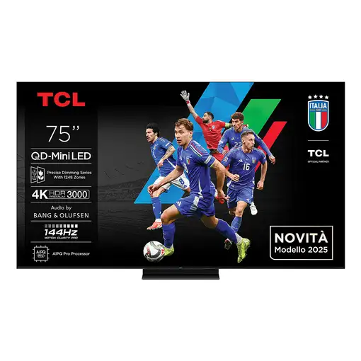 Televisor QD-Mini LED 75'' 4K Ultra HD Metálico Smart 75C79K TCL