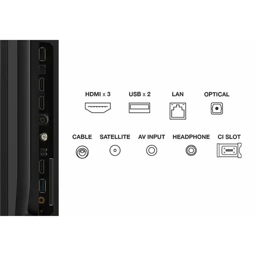 TCL P61 75P61B Televisor 190,5 cm (75") 4K Ultra HD Smart TV Wifi Titanio