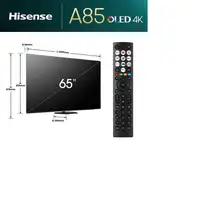 Televisor OLED 65'' 4K Ultra HD Negro Smart 65A86N HISENSE