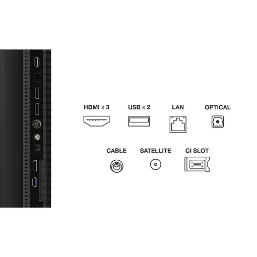 TCL P7K 50P7K Televisor 127 cm (50") 4K Ultra HD Smart TV Wifi Metálico 430 cd / m