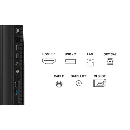 Televisor QLED 55'' 4K Ultra HD Metálico Smart 55P79K TCL