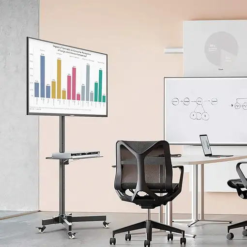 Techly ICA-TR21 soporte para TV 139,7 cm (55") Negro