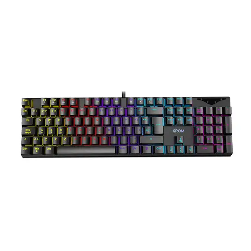 Krom Kasic teclado Juego USB QWERTY Inglés Negro
