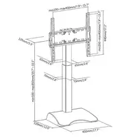 Equip Soporte de sobremesa motorizado para TV de 32''-65