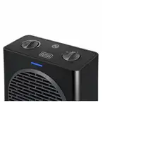 Black & Decker BXSH1500E calefactor eléctrico Interior Negro 1500 W Ventilador elé