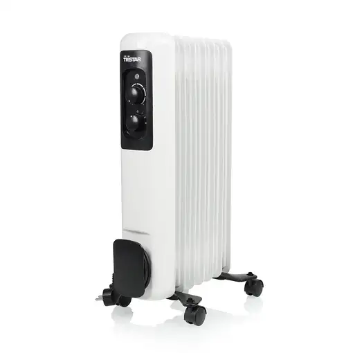 Tristar KA-5177 calefactor eléctrico Interior Negro, Blanco 1500 W Radiador de ace