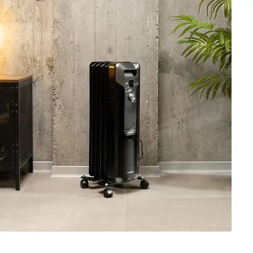 Cecotec 07801 calefactor eléctrico Interior Negro 1000 W Radiador de aceite eléctr