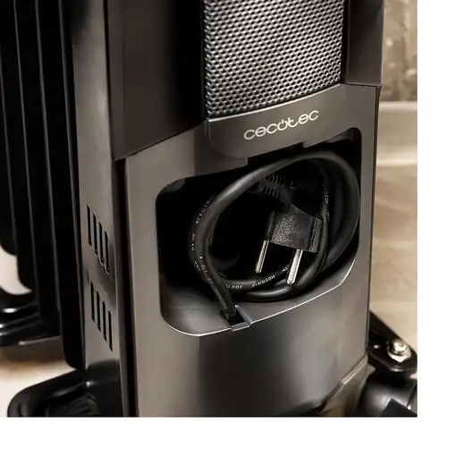 Cecotec 07801 calefactor eléctrico Interior Negro 1000 W Radiador de aceite eléctr
