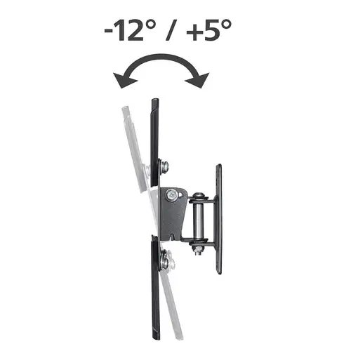 Hama 69118111 soporte para TV 121,9 cm (48'') Negro