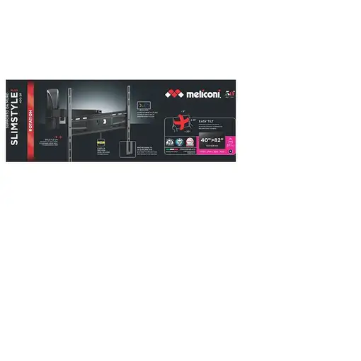 Meliconi SlimStyle Plus 400 SR 2,08 m (82") Negro